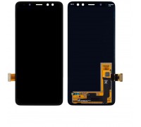 Дисплей Samsung A530F Galaxy A8 2018 + тачскрін (сенсор), чорний, OLED, копія хорошої якості