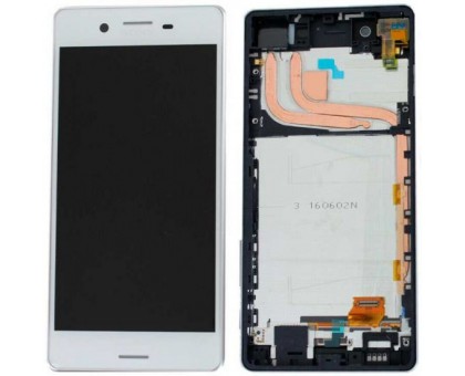 Lcd Sony F8131 Xperia X Performance / F8132 + touch-screen (sensor), white, in frame, original