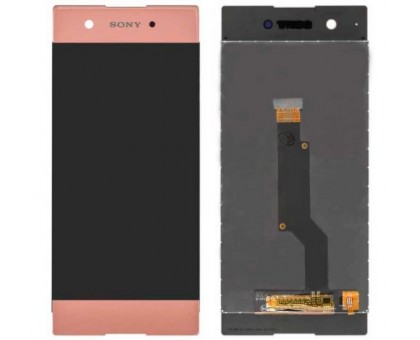 LCD Sony G3112 Xperia XA1 Dual / G3116 / G3121 / G3123 / G3125 + touch-screen (sensor), pink, original
