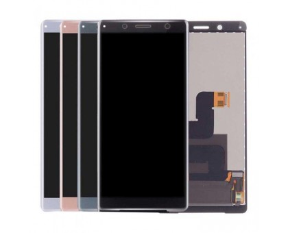 Дисплей Sony H8314 Xperia XZ2 Compact/H8324 + тачскрин (сенсор), розовый, оригинал