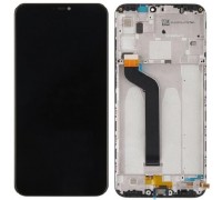 Дисплей Xiaomi Mi A2 Lite /Redmi 6 Pro + тачскрин (сенсор), черный, в рамке, без датчика приближения