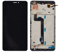 Дисплей Xiaomi Mi Max 2 + тачскрин (сенсор), черный, в рамке