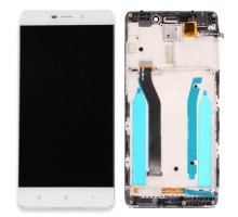 Дисплей Xiaomi Redmi 4 Prime/Redmi 4 Pro + тачскрин (сенсор), белый, в рамке