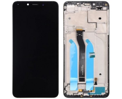 Lcd Xiaomi Redmi 6 / Redmi 6A + touch-screen (sensor), black, in frame, no proximity sensor and light