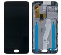 Модуль для Meizu M3 note L681H | Дисплей + тачскрин с передней панелью черный оригинал PRC