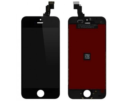Дисплей iPhone 5C + тачскрин (сенсор), черный, копия , ShenChao
