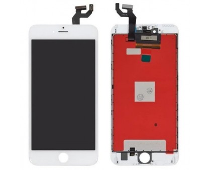 Дисплей iPhone 6S + тачскрин (сенсор), белый, копия , TianMa (TM)
