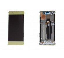 Модуль для Sony F3111 Xperia XA F3112 F3113 F3115 F3116 (Дисплей + тачскрин) с передней панелью золотистый