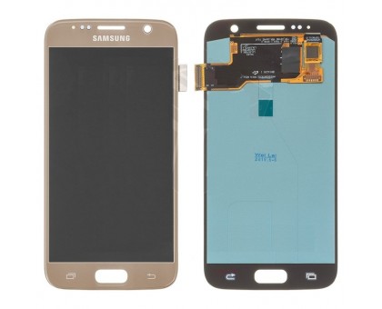 Дисплей для Samsung G930F Galaxy S7 + touchscreen, золотистый, оригинал (Китай)