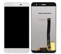 Lcd Asus ZenFone 3 (ZE520KL) + touchscreen (sensor), white, with a gold frame