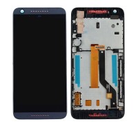 Дисплей HTC 626G Desire Dual Sim + тачскрин (сенсор). черный, в рамке серо-розового цвета