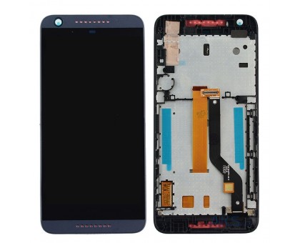 Дисплей HTC 626G Desire Dual Sim + тачскрин (сенсор). черный, в рамке серо-розового цвета