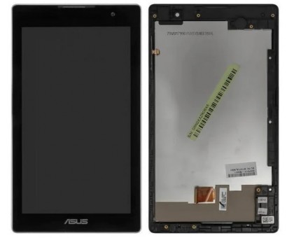 Lcd Asus ZenPad C 7.0 Z170C Wi-Fi / Z170CG 3G + touch-screen (sensor), black, with a silver frame