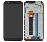 Lcd Asus ZenFone Max M1 ZB555KL + touch-screen (sensor), black, in frame