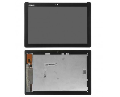 Lcd Asus ZenPad 10 Z300M / Z300CNL / Z301ML / Z301MFL + touch-screen (sensor), black, with a silver frame, with a yellow flex