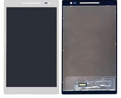 Lcd Asus ZenPad S 8.0 Z580C + touch-screen (sensor), white, with a silver frame, # TC079GFL05 / 20002105-02, flex cable 27mm