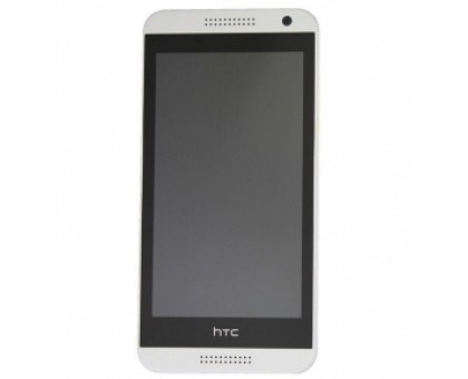 Дисплей HTC 620G Desire Dual Sim + тачскрін (сенсор), білий, в рамці сірого кольору