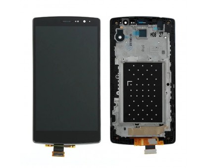 Дисплей LG H734 G4s Dual Sim / H735 / H736 + тачскрін (сенсор), чорний, в рамці