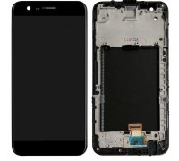 Дисплей LG M250 K10 2017 / X400 / K20 2019 / K20 Plus + тачскрін (сенсор), чорний, в рамці