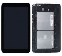 Дисплей LG V700 G Pad 10.1 + тачскрін (сенсор), чорний, в рамці, оригінал, # LD101WX2