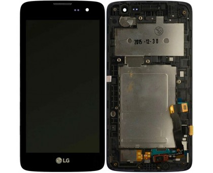 Дисплей LG X210 K7/X210DS, версия 3G + тачскрин (сенсор), черный, в рамке