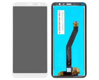 Lcd Meizu M6T M811H + touchscreen (sensor), white, in frame