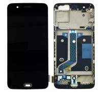 Дисплей OnePlus 5 A5000 + тачскрин (сенсор), черный, OLED, копия хорошего качества, в рамке