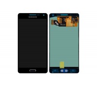 Lcd Samsung A500H Galaxy A5 2015 / A500F + touch-screen, (black, Midnight Black, OLED, good quality copy)