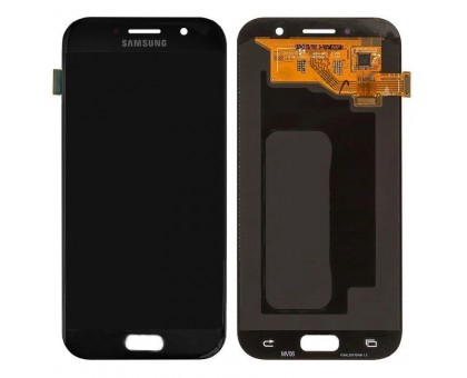 Дисплей Samsung A520F Galaxy A5 2017 + тачскрін (сенсор), чорний, Black Sky, TFT, копія