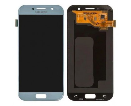 Lcd Samsung A520F Galaxy A5 2017 + touch-screen, blue, Blue Mist, TFT, copy