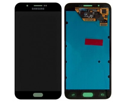 Дисплей Samsung A800F Galaxy A8 2015 + тачскрин (сенсор), черный, Midnight Black, OLED, копия хорошего качества
