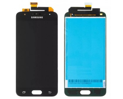 Дисплей Samsung G570F Galaxy J5 Prime 2016 / G570 Galaxy On5 2016 + тачскрін (сенсор), чорний, оригінал, переклеїти скло
