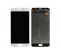 Дисплей Samsung G610F Galaxy J7 Prime/Galaxy On Nxt + тачскрин (сенсор), белый, оригинал , переклеено стекло