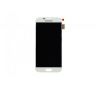 Дисплей Samsung G920F Galaxy S6 + тачскрін (сенсор), білий, White Pearl, OLED, копія хорошої якості