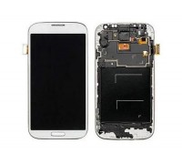 Дисплей Samsung i9500 Galaxy S4 + тачскрін (сенсор), білий, White Frost, в рамці, оригінал