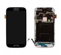 Дисплей Samsung i9500 Galaxy S4 + тачскрін (сенсор), чорний, Black Edition, в рамці, оригінал