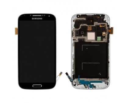 Дисплей Samsung i9500 Galaxy S4 + тачскрін (сенсор), чорний, Black Edition, в рамці, оригінал