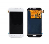 Дисплей Samsung J110H Galaxy J1 Ace Duos / J110F / J111F Galaxy J1 Ace Neo + тачскрін (сенсор), білий, OLED, копія хорошої якості
