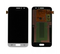 Дисплей Samsung J120H Galaxy J1 2016/J120F + тачскрин (сенсор), белый, OLED, копия хорошего качества