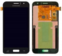 Дисплей Samsung J120H Galaxy J1 2016 / J120F + тачскрін (сенсор), чорний, OLED, копія хорошої якості