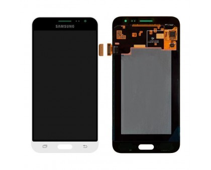 Дисплей Samsung J320H Galaxy J3 2016 Duos/J320F + тачскрин (сенсор), белый, OLED, копия хорошего качества