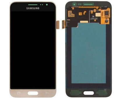 Lcd Samsung J320H Galaxy J3 2016 Duos / J320F + touch-screen, gold, TFT, copy
