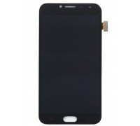 Дисплей Samsung J400F Galaxy J4 2018 + тачскрин (сенсор), черный, оригинал , переклеено стекло