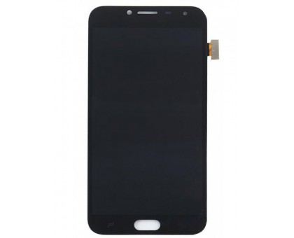 Дисплей Samsung J400F Galaxy J4 2018 + тачскрин (сенсор), черный, оригинал , переклеено стекло