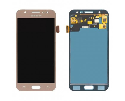 Дисплей Samsung J500H Galaxy J5 + тачскрин (сенсор), золотистый, OLED, копия хорошего качества