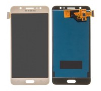 Дисплей Samsung J510H Galaxy J5 2016 + тачскрин (сенсор), золотистый, OLED, копия хорошего качества