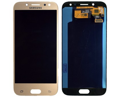 Дисплей Samsung J530F Galaxy J5 2017 + тачскрин (сенсор), золотистый, OLED, копия хорошего качества