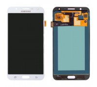 Дисплей Samsung J700H Galaxy J7 + тачскрин (сенсор), белый, OLED, копия хорошего качества