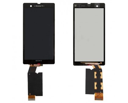 Lcd Sony C6602 Xperia Z L36h / C6603 L36i / C6606 L36a + touch-screen (sensor), black, original
