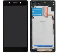 Дисплей Sony D6502 Xperia Z2 L50W/D6503 + тачскрин (сенсор), черный, оригинал